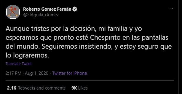 FireShot Capture 108 Roberto Gomez Fernán on Twitter Aunque tristes por la decisión mi twitter.com