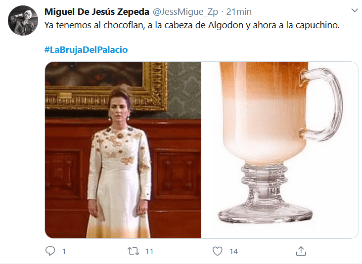 Los memes más graciosos de la primera dama, Beatriz Gutiérrez, y su vestido de gala 1