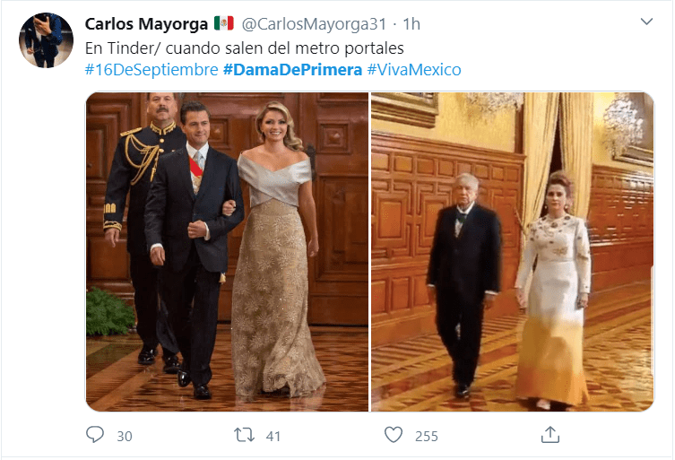 Los memes más graciosos de la primera dama, Beatriz Gutiérrez, y su vestido de gala 6