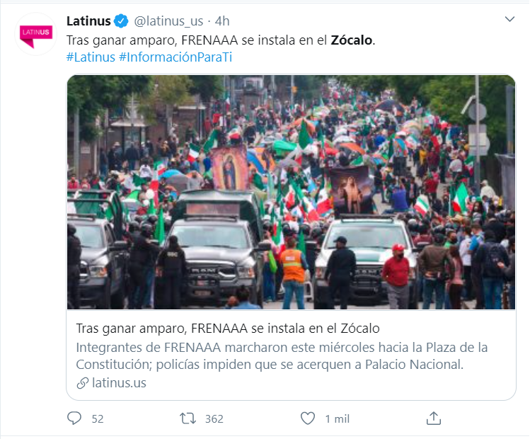 FRENA llega al Zócalo y les impiden permanecer frente Palacio Nacional (videos) 1