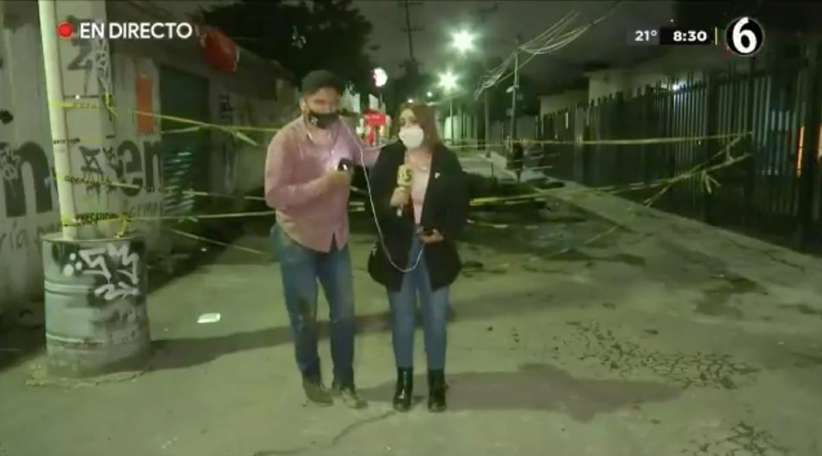 El camarógrafo Ulises cayó a una socavón en Tláhuac