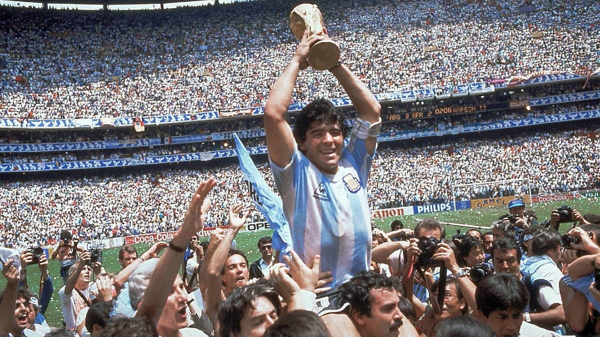 Los goles de Maradona quedaron para la posteridad.