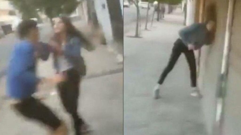 Video ¡Mujer asfixia a su novio y luego se golpea la cabeza en una persiana!