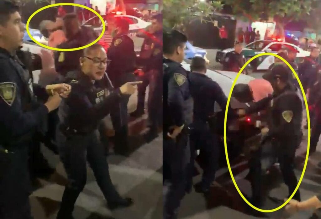 Videos denuncian abuso de autoridad, policías patean y golpean en grupo a los detenidos