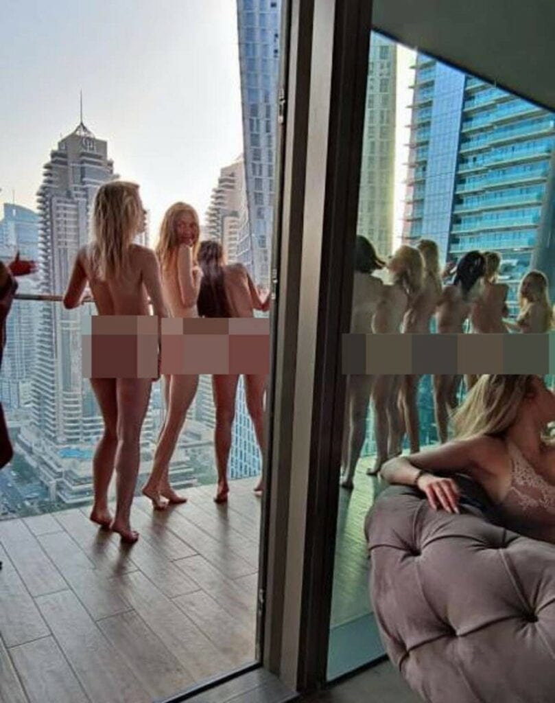 La policía de Dubái arrestó a 40 mujeres que protagonizaron un escándalo en el país por posar desnudas en una sesión de fotos.