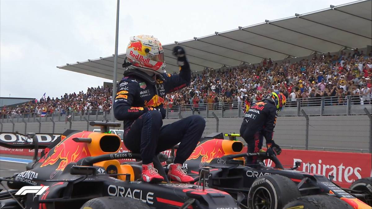 Checo Pérez sube al podio en el GP de Francia; Red Bull hace el 1-3
