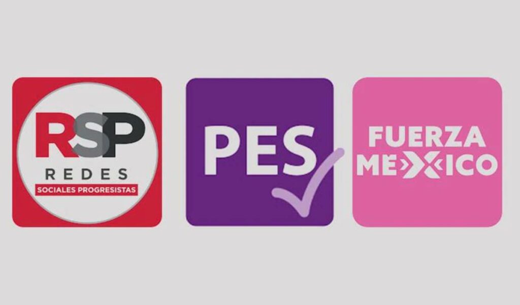 La Junta General Ejecutiva del Instituto Nacional Electoral (INE) emitió la declaratoria de pérdida del registro de los partidos políticos nacionales Encuentro Solidario, Redes Sociales Progresistas y Fuerza por México