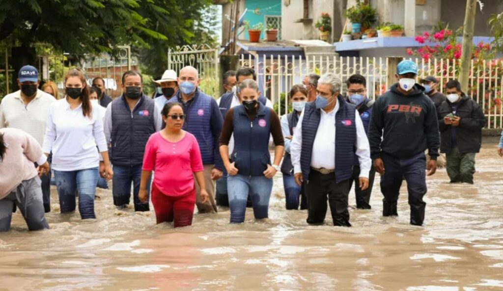 Continúa el Gobierno del Estado las acciones de vigilancia y monitoreo de las zonas afectadas a consecuencia del desbordamiento del Dren Abasolo, Arroyo Seco y Río Turbio