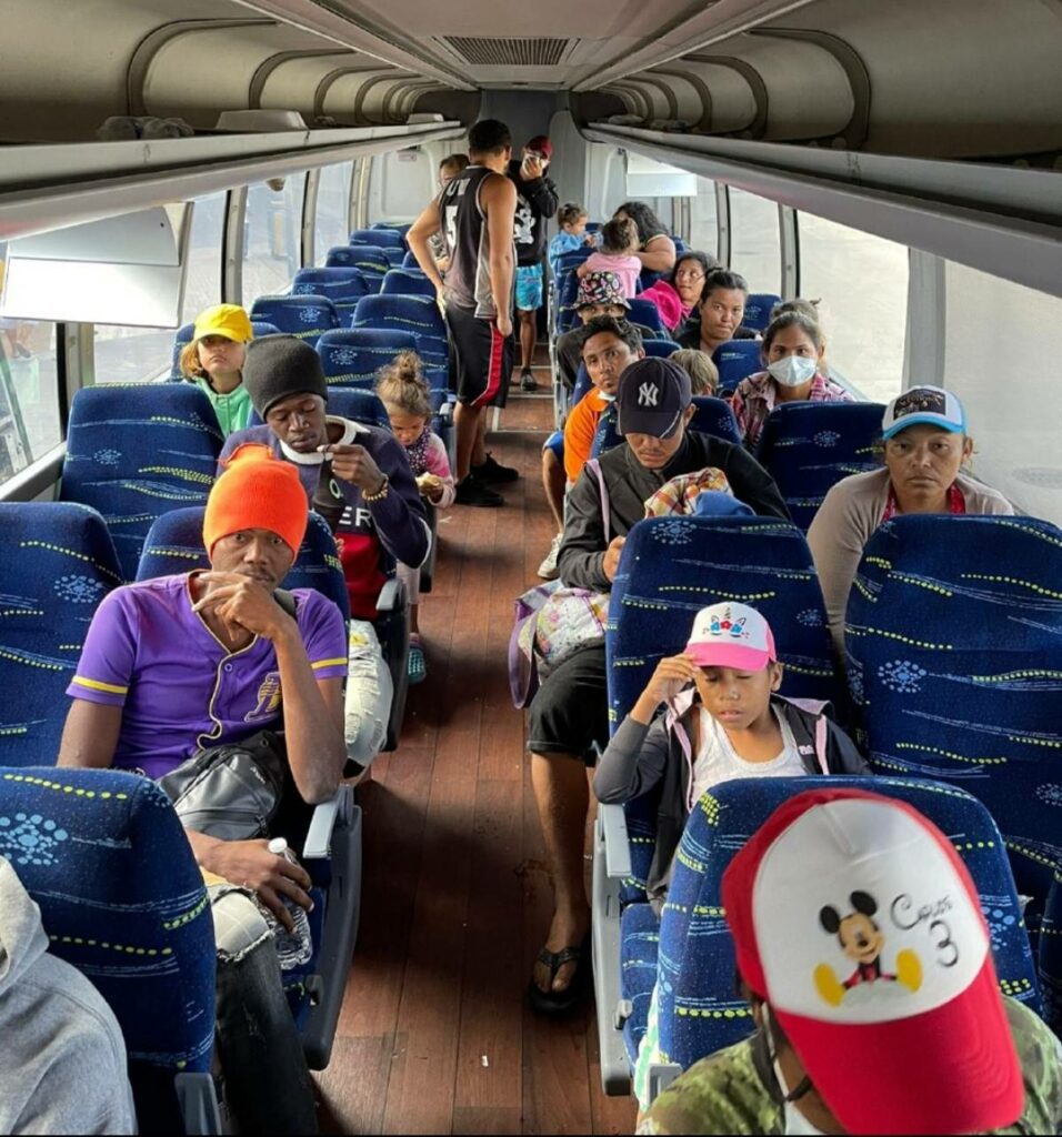 Llegó al estado de Guanajuato el primer grupo de Migrantes procedentes de Centro y Sudamérica que forman parte de la “Gran Caravana”