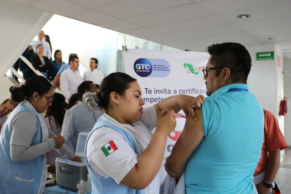 Vacunación en Guanajuato.