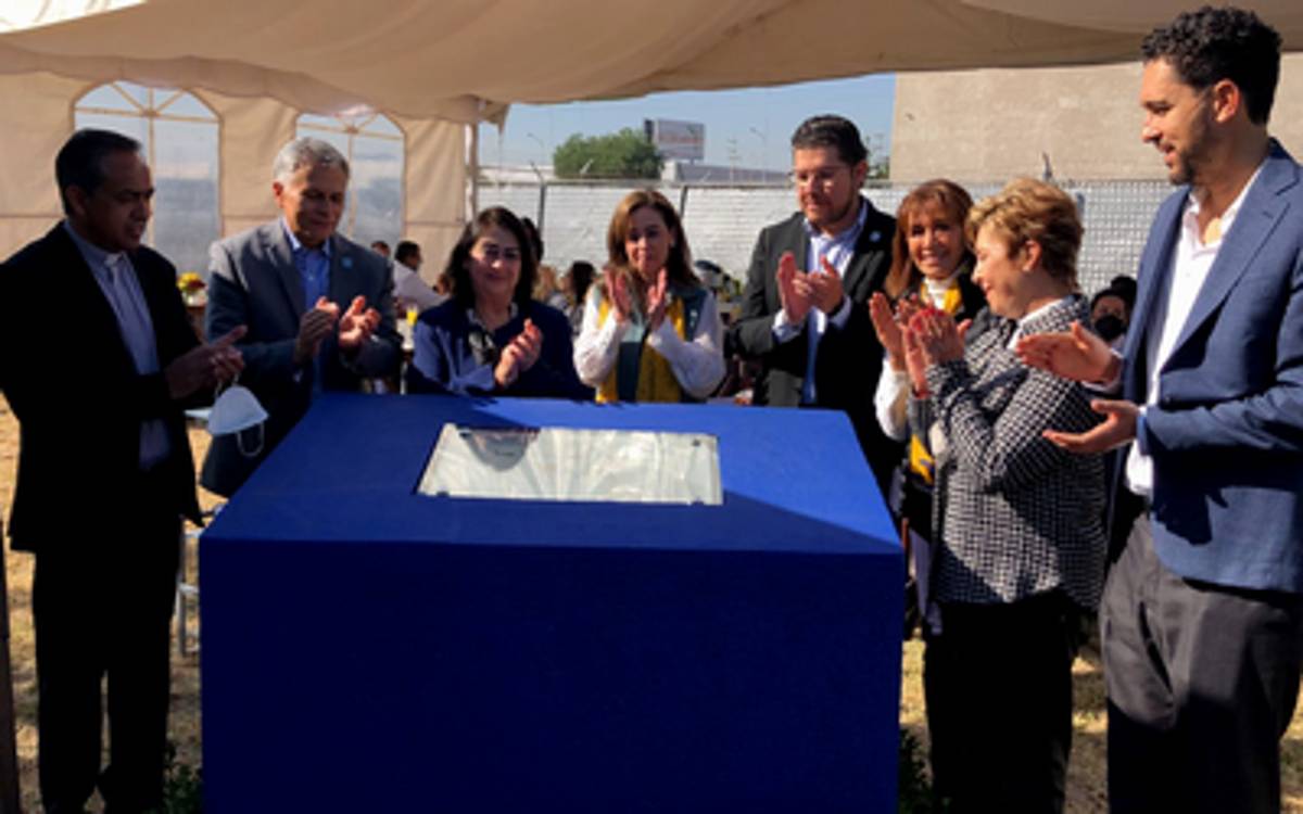 se realizó la develación de la placa conmemorativa a la primera piedra del albergue AMANC Guanajuato.