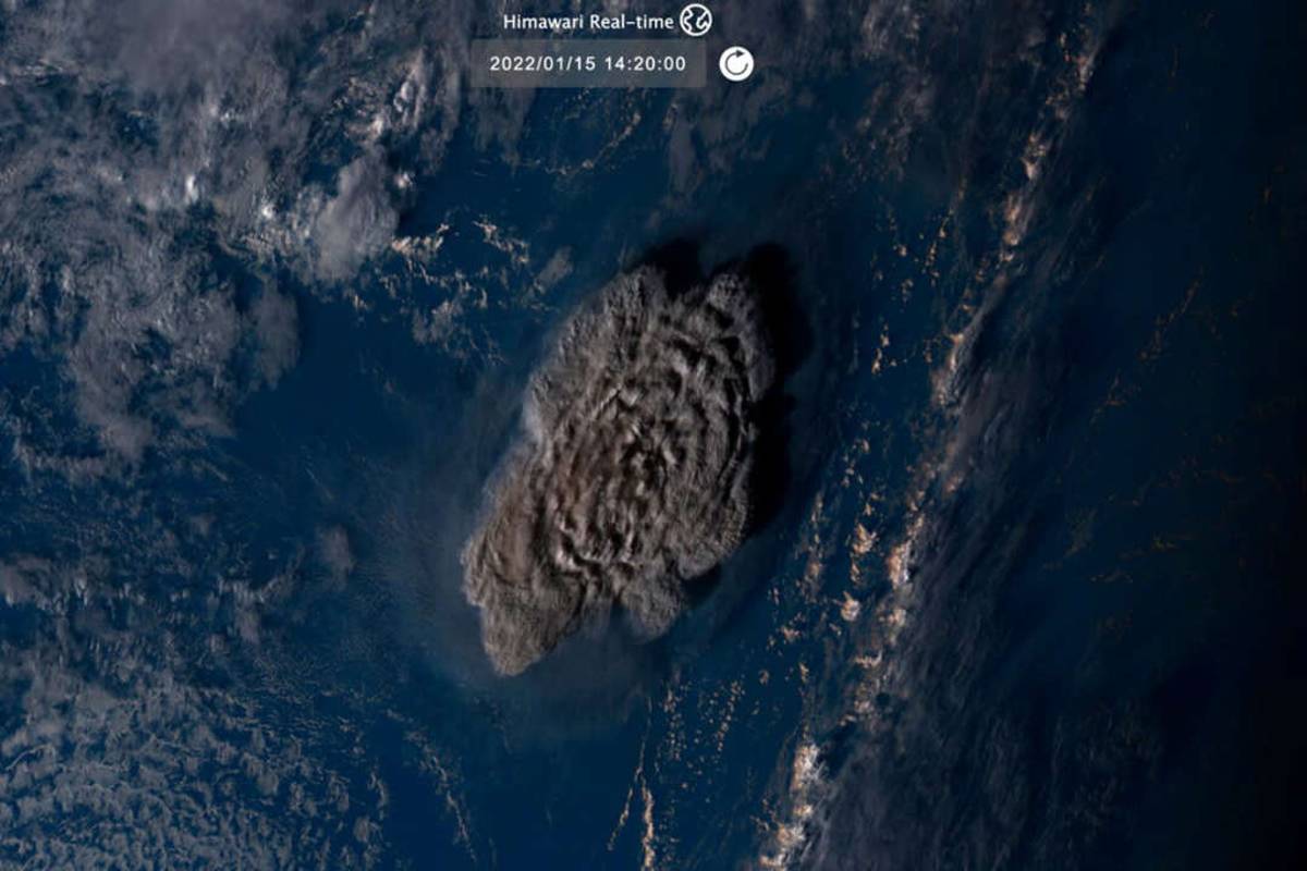 Luego de la explosión de un volcán submarino Hunga-Tonga-Hunga-Ha’apai, ocurrido cerca de Tonga, en Oceanía y activó las alarmas de tsunami en las costas de países como, EEUU y México.