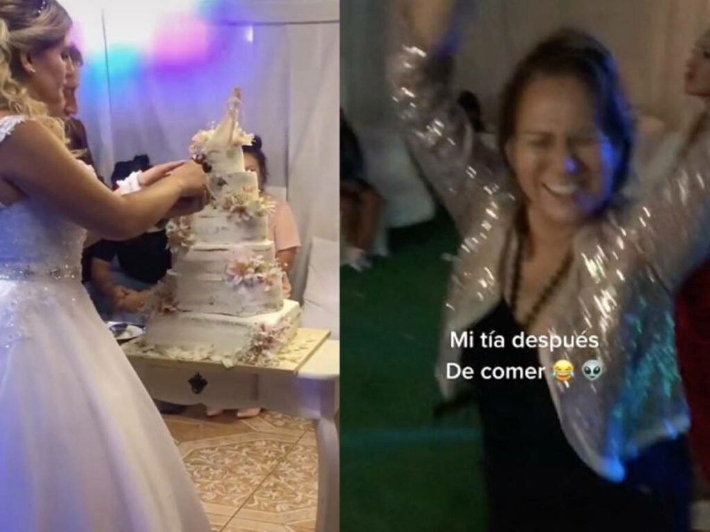 En una boda reciente los novios decidieron ponerle mariguana al pastel que le darían a todos los invitados.