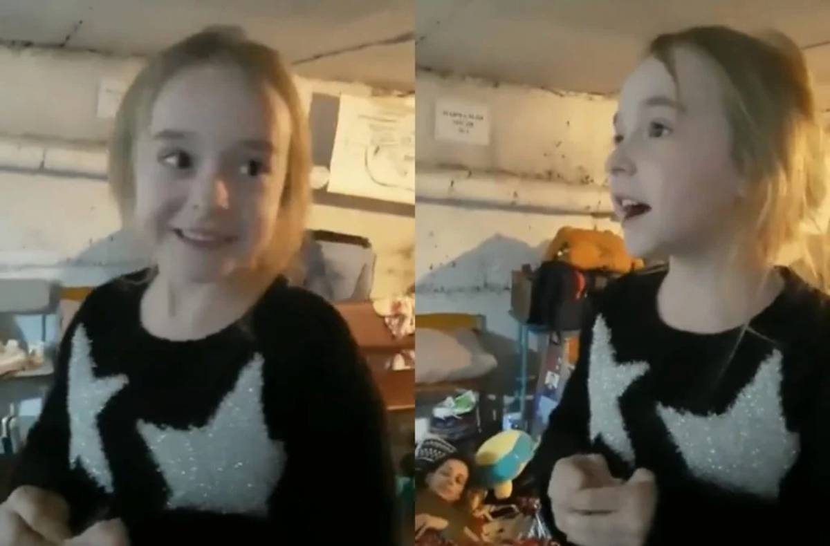 un vídeo que se viralizó en el que una niña ucraniana canta una de las canciones más famosas de ‘Frozen’: ‘Let it go’.