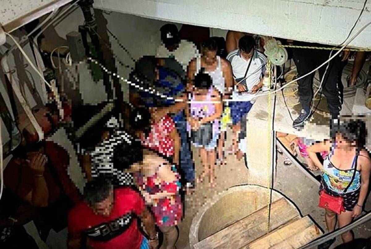 El INM rescató a 70 migrantes que se encontraban escondidos en un pozo de agua y en el cuarto de máquinas de un hotel de Oaxaca.