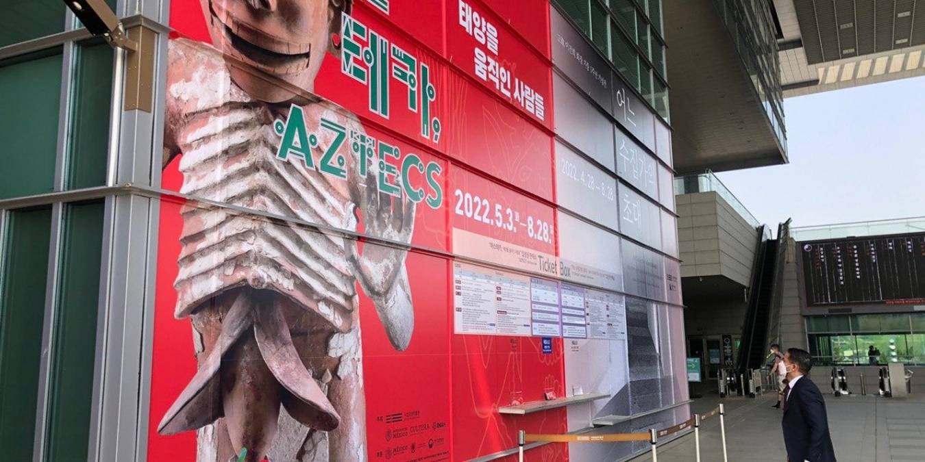 La exposición “Aztecas: el pueblo que movió el Sol”, en el Museo Nacional de Corea, agotó las entradas previstas para este mes