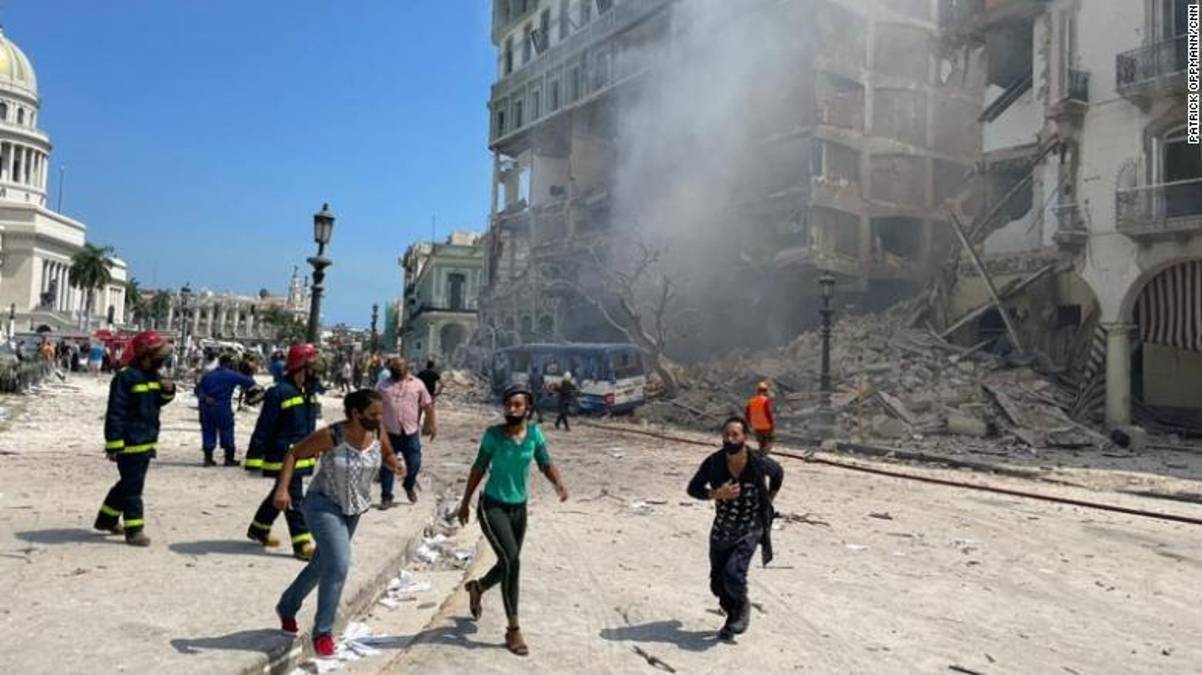 Al menos 8 personas murieron tras una gran explosión que sacudió el centro de La Habana, Cuba, este viernes y que destruyó el Hotel Saratoga