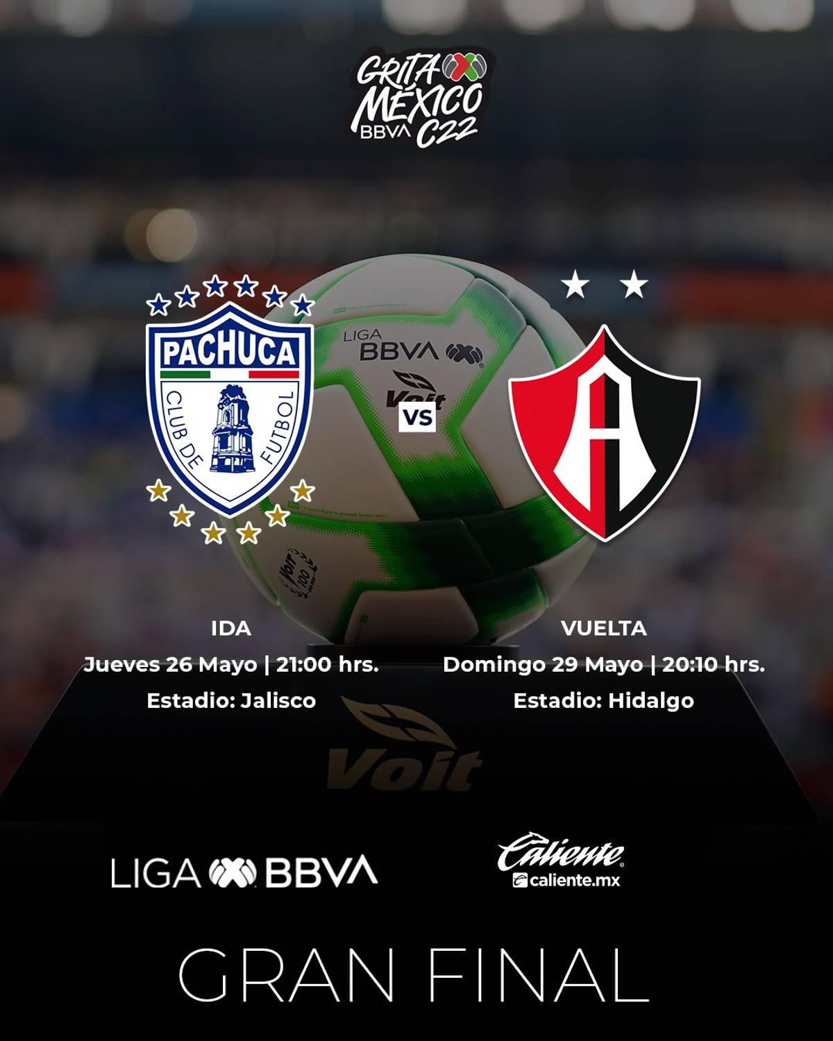 La Liga MX dio a conocer los horarios de los juegos correspondientes a la final del Clausura 2022