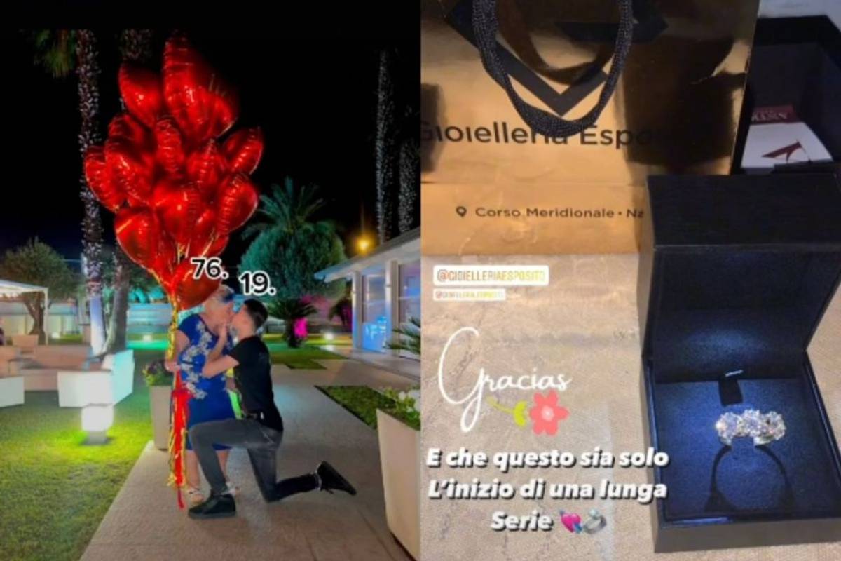 Una pareja de Italia muy peculiar, se viralizó en TikTok por la diferencia de edades