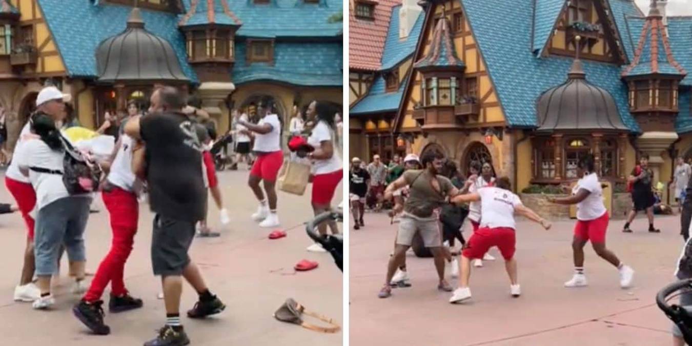 Reportaron una disputa entre dos familias en el parque Disney World, ubicado en Orlando Florida,