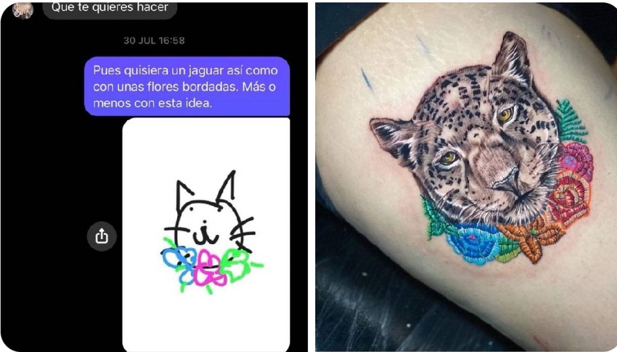 En redes se viralizó una tatuadora por crear un magnifico tatuaje