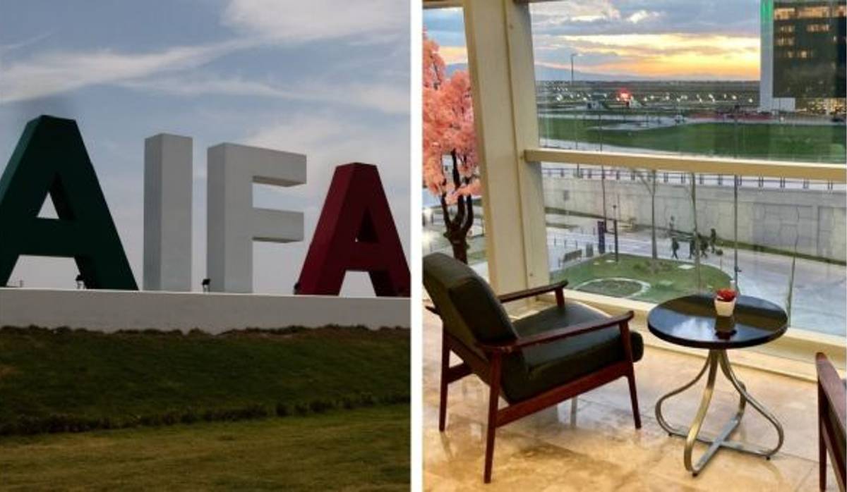 Aeropuerto Internacional Felipe Ángeles (AIFA) inauguró nada más y nada menos que su terraza VIP.