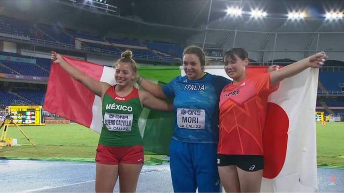 La atleta Paola Bueno Calvillo consiguió la medalla de plata para México en la prueba de lanzamiento de martillo