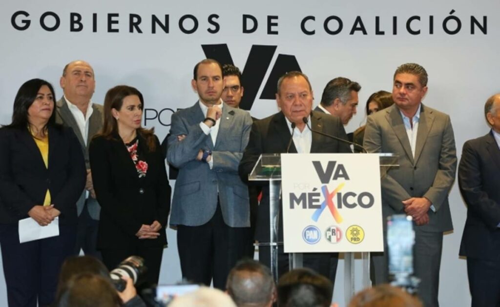 Las dirigencias nacionales del PAN y del PRD anuncian la suspensión temporal de la coalición Va por México