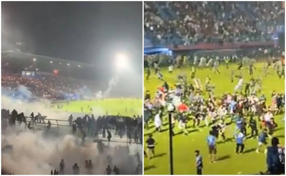 Disturbios en un partido de futbol en Indonesia dejaron muertos, indican medios internacionales. BNO News reportó 127 muertos y 180 heridos. 