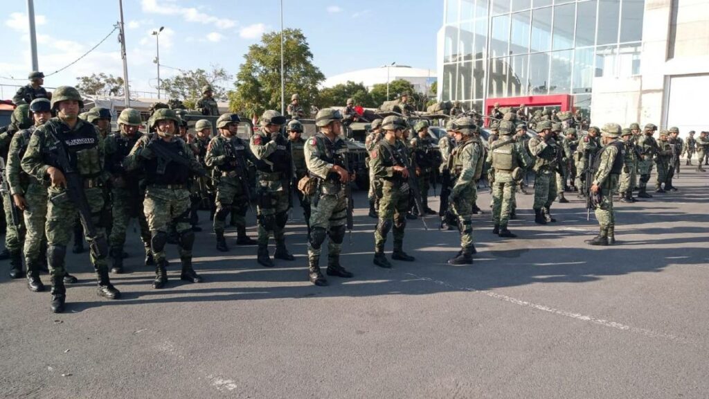 Poco más de 500 elementos del Ejército Mexicano arribaron para reforzar la seguridad pública en la ciudad de León.