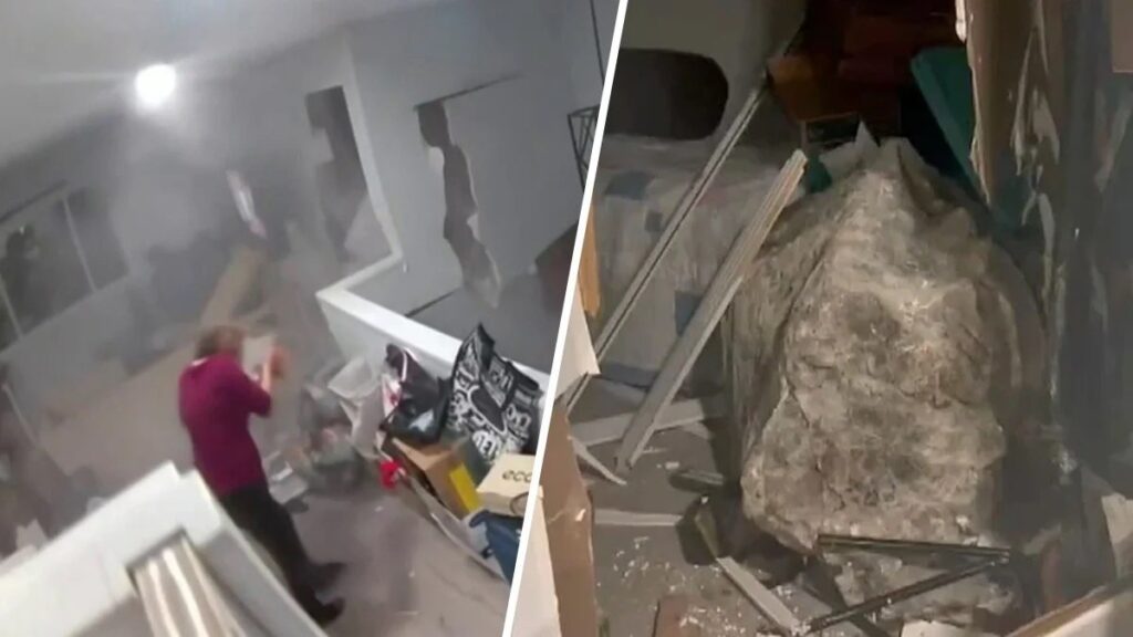 Una roca gigante se estrelló en una casa y la familia se salvó de milagro. El incidente ocurrió en un vecindario de Honolulu (Hawái)