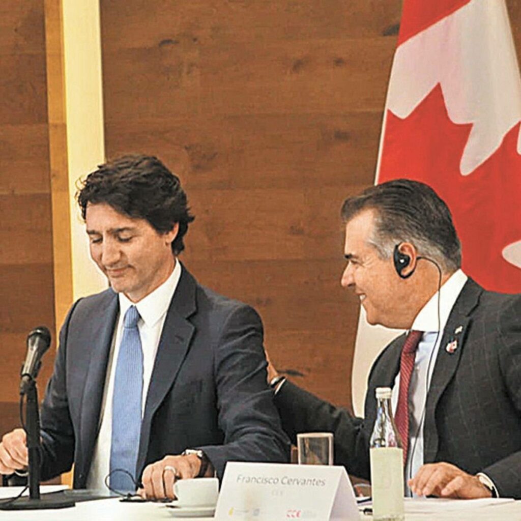 Justin Trudeau recomendó a México permitir la inversión privada a sus minerales llamados “críticos” como el litio