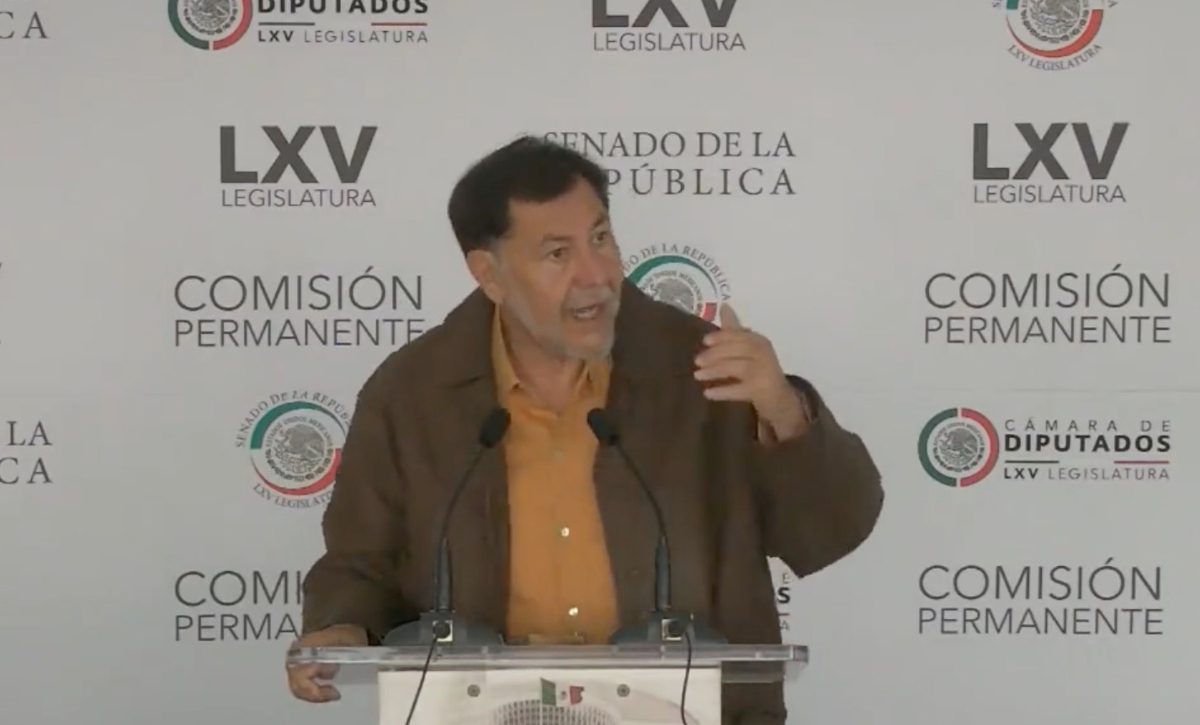 Gerardo Fernández Noroña, acusó al presidente Andrés Manuel López Obrador (AMLO) de fomentar la división y la exclusión 
