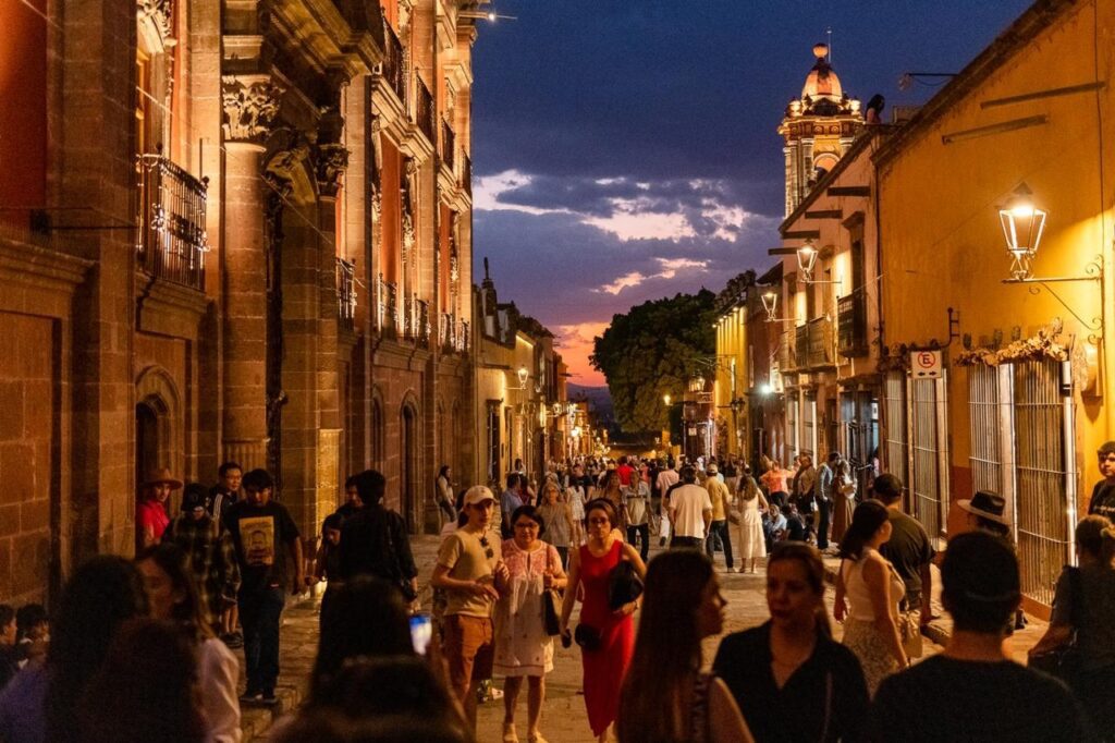 San Miguel de Allende fue nuevamente un destino turístico favorito para mexicanos y extranjeros.