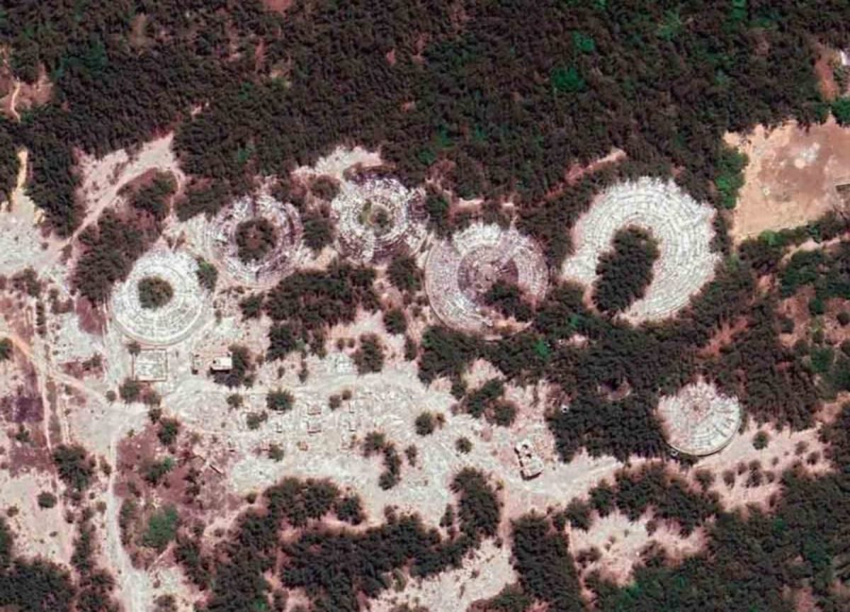 Google Earth captó en un lugar cerca de playa Miramar círculos gigantes.