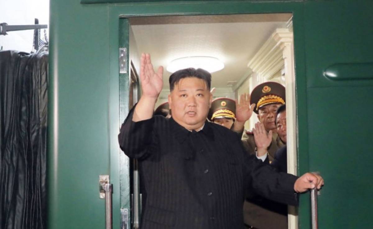 El líder de Corea del Norte, Kim Jong Un, llegó a Rusia para reunirse con el presidente Vladimir Putin.