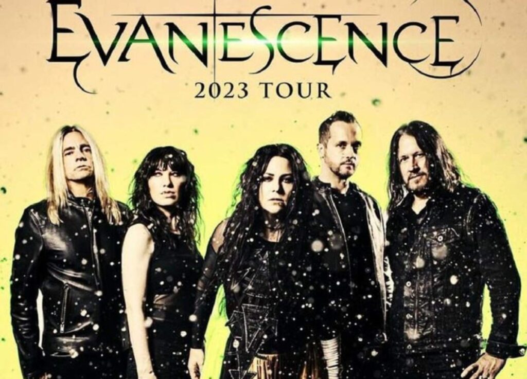Evanescence llega a México, celebrando los 20 años de carrera de la icónica banda de rock y metal.