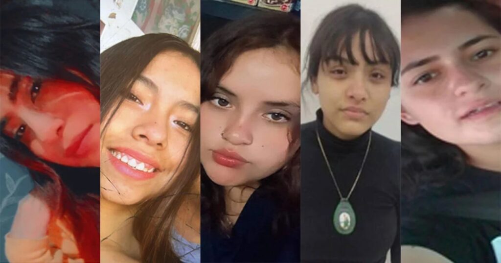 El pasado 6, 7 y 8 de febrero del presente año, estas cinco personas fueron reportadas como desaparecidas.