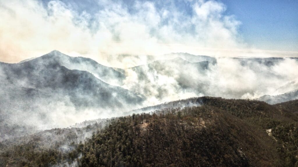 El Ayuntamiento aprobó la declaratoria de emergencia ecológica, para seguir atendiendo los incendios forestales en la sierra de Santa Rosa.