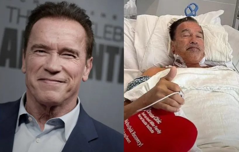 Schwarzenegger comentó que, a pesar de ser una cirugía de mucho cuidado, solo fue cuestión de dos días.